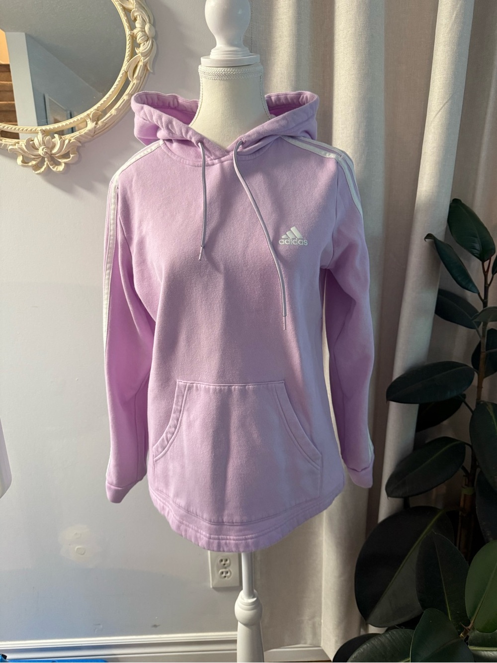 Adidas Pink Hoodie – Women’s Medium